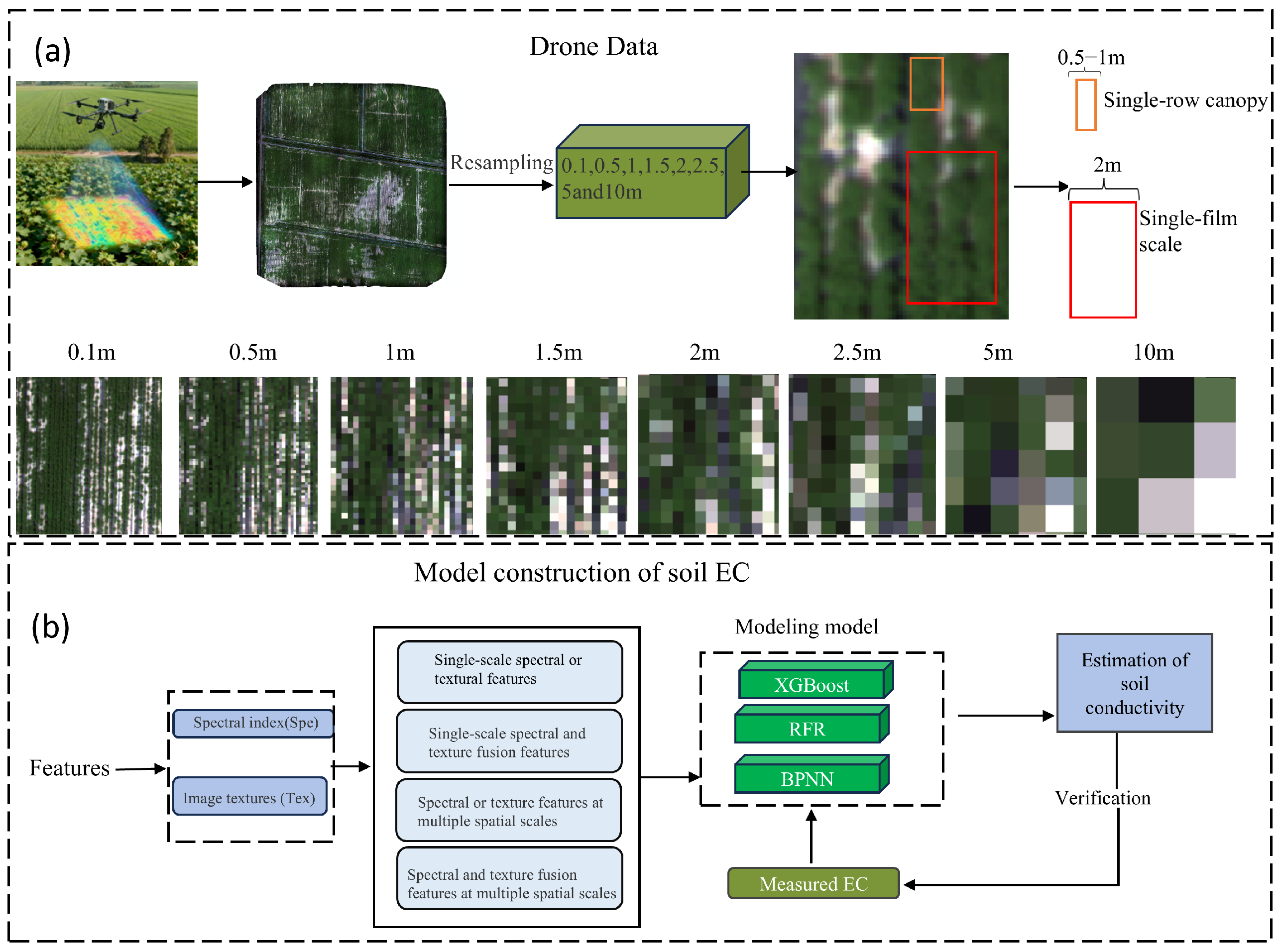 A Multi-Spatial Scale Integration Framework of UAV Image Features and ...