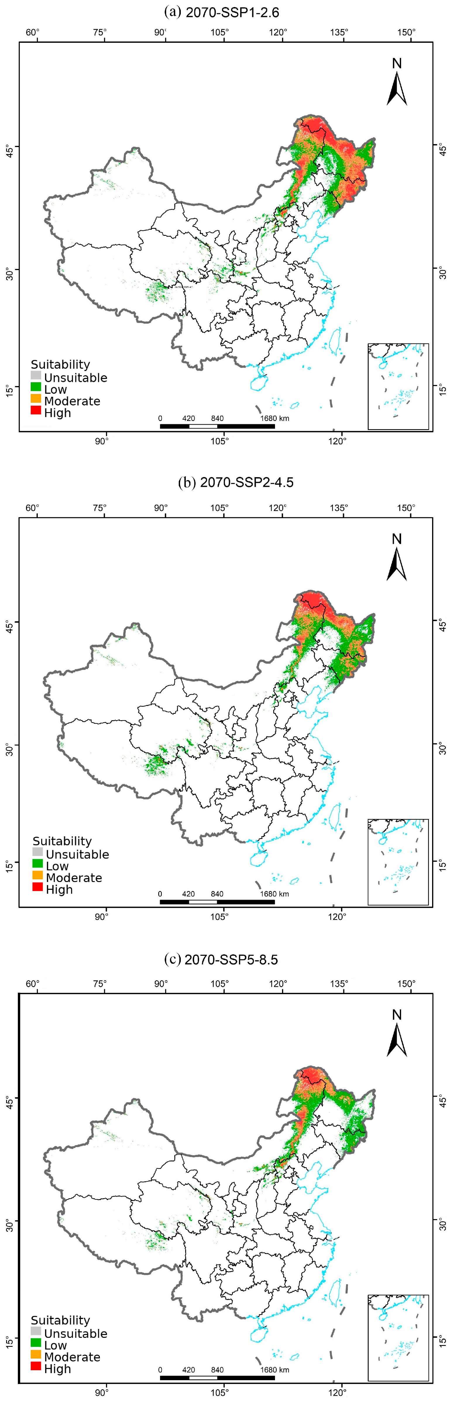 Future Habitat Stability of Rhododendron dauricum Under Climate Change ...