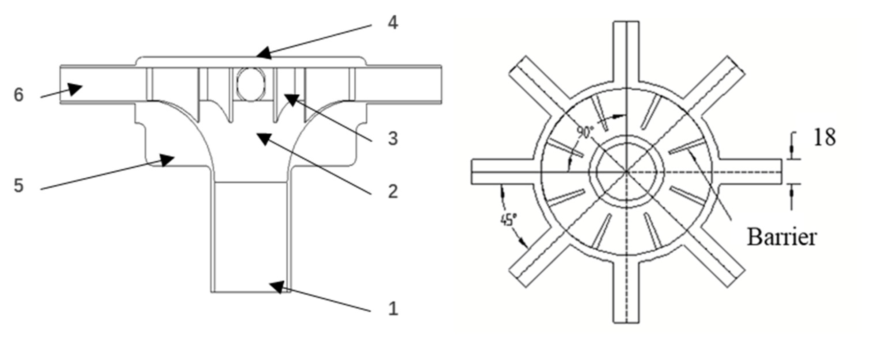 Design and Optimization of Divider Head Geometry in Air-Assisted ...