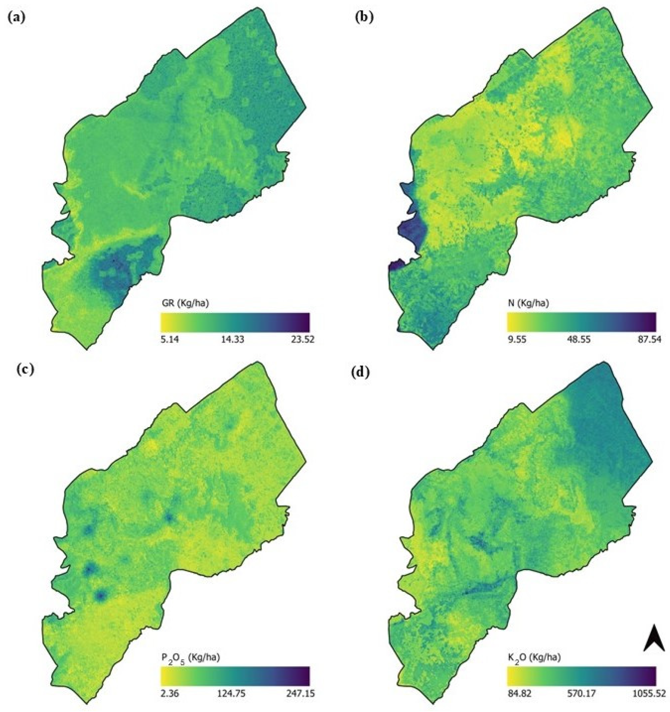 Spatial Modelling of Soil Quality Index Using Regression–Kriging and ...