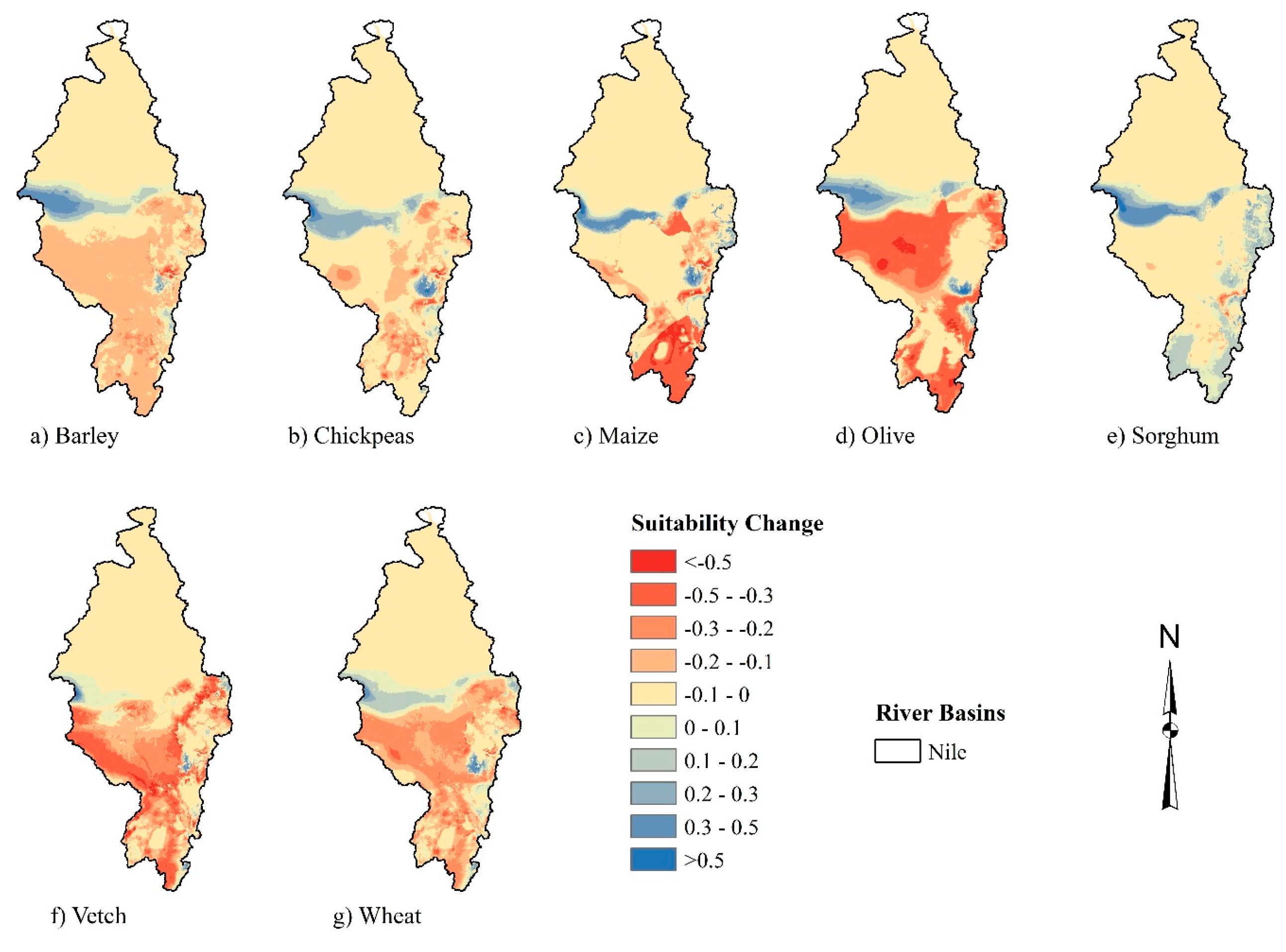 The Impact of Climate Change on the Suitability of Rainfed Crops in the ...
