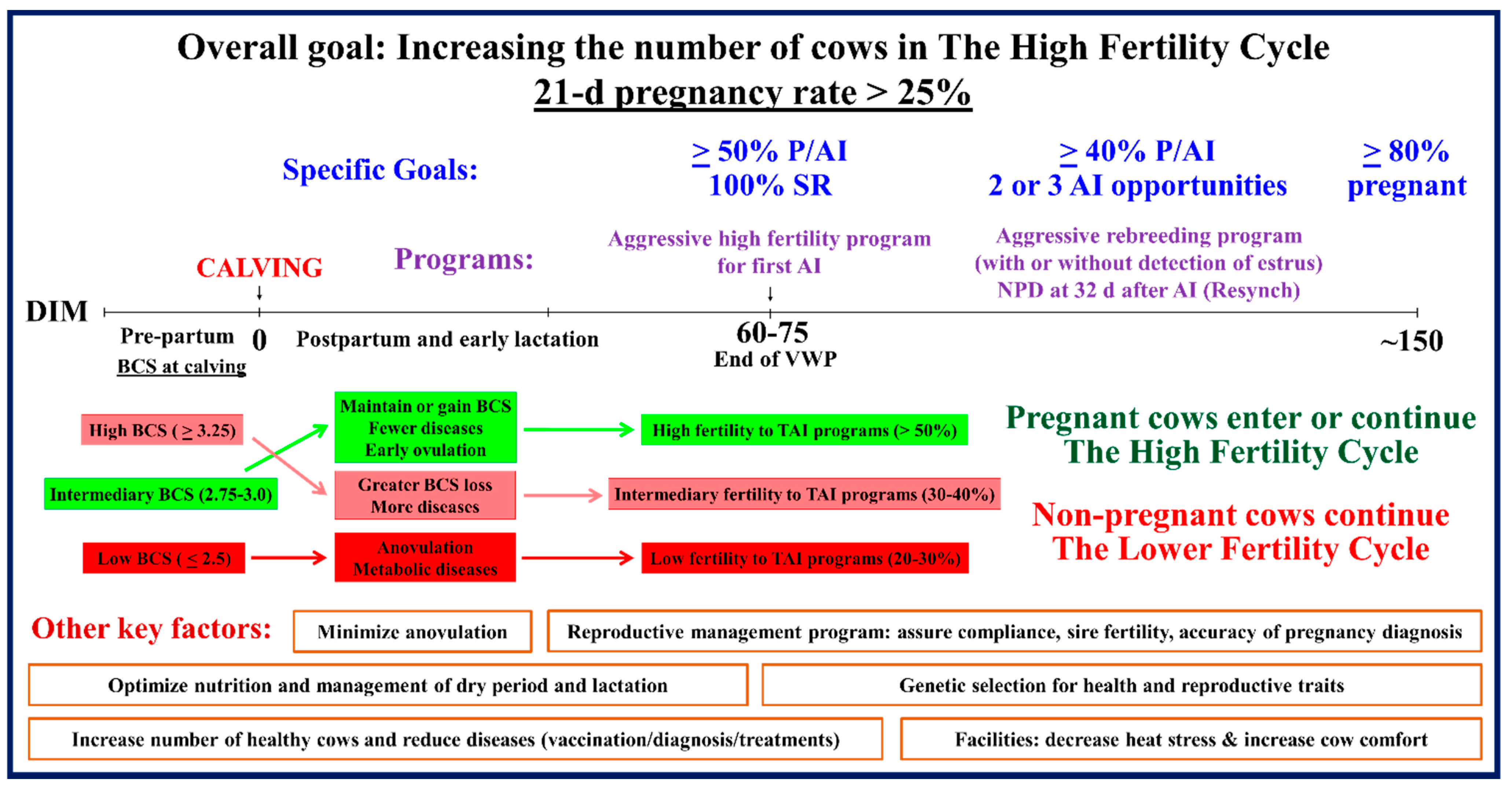 Animals | Free Full-Text | Factors That Optimize Reproductive Efficiency in  Dairy Herds with an Emphasis on Timed Artificial Insemination Programs
