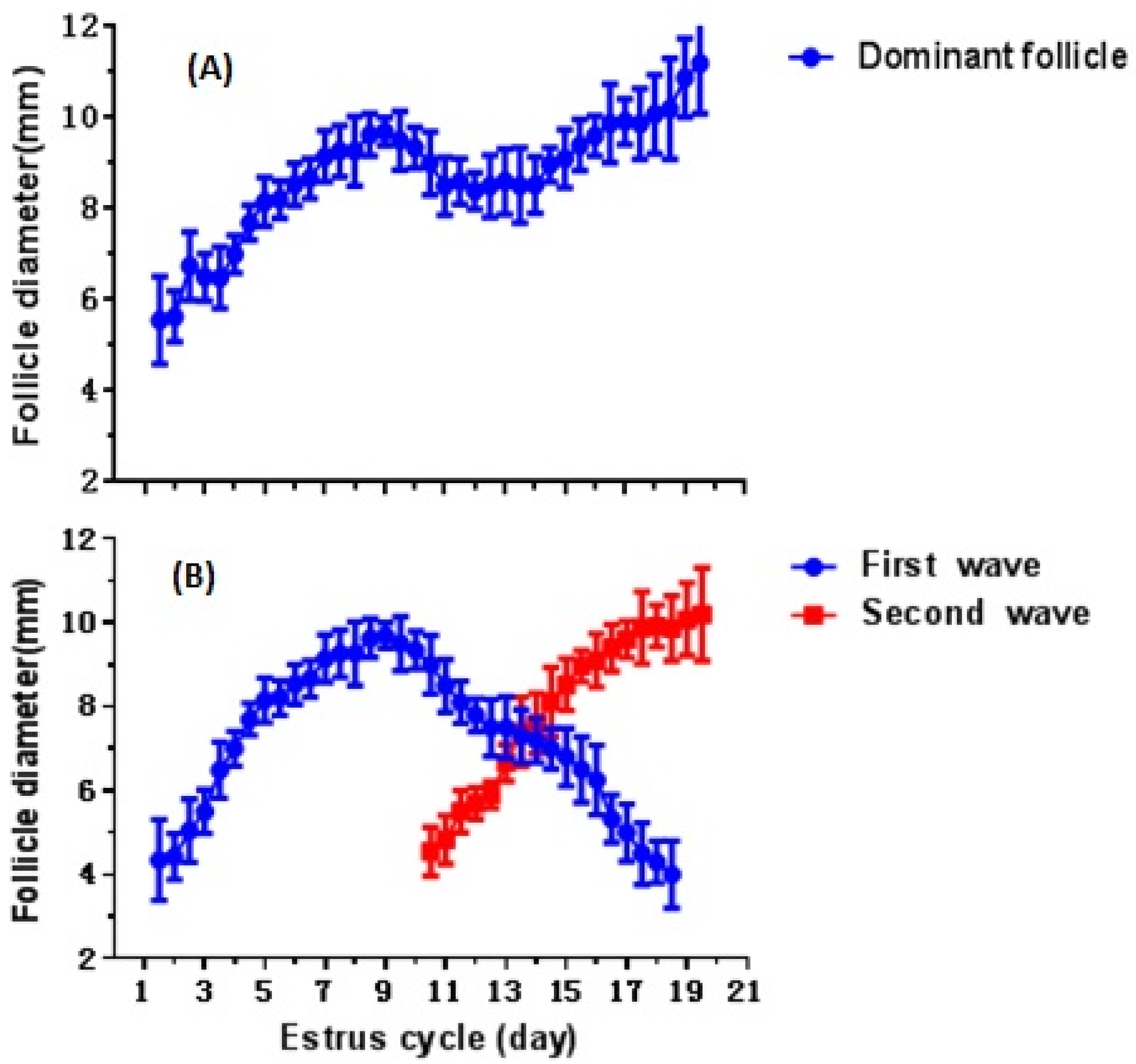 Animals | Free Full-Text | Follicular Dynamics during Estrous Cycle of  Pubertal, Mature and Postpartum Crossbred (Nili Ravi × Jianghan)  Buffaloes