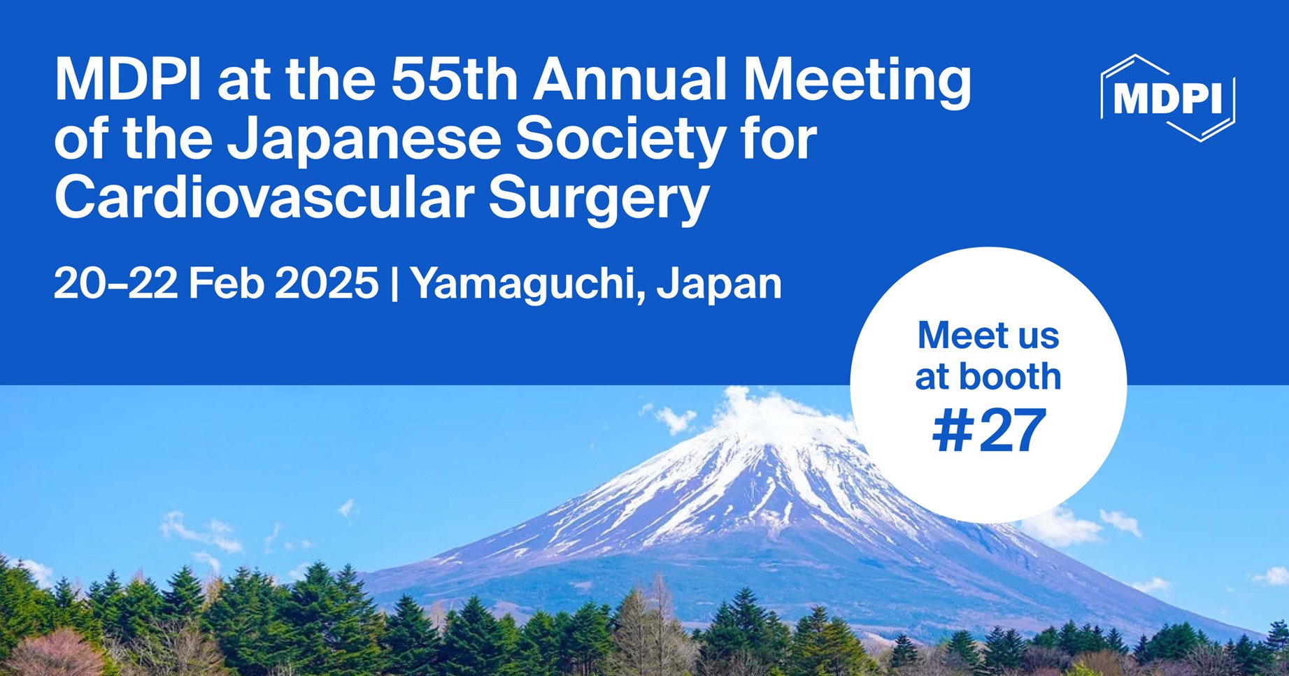 Meet Us at the 55<sup>th</sup> Annual Meeting of the Japanese Society for Cardiovascular Surgery, 20–22 February 2025, Yamaguchi, Japan
