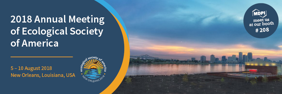 <strong>Meet us at the ESA Annual Meeting 2018 in New Orleans, Louisiana</strong>