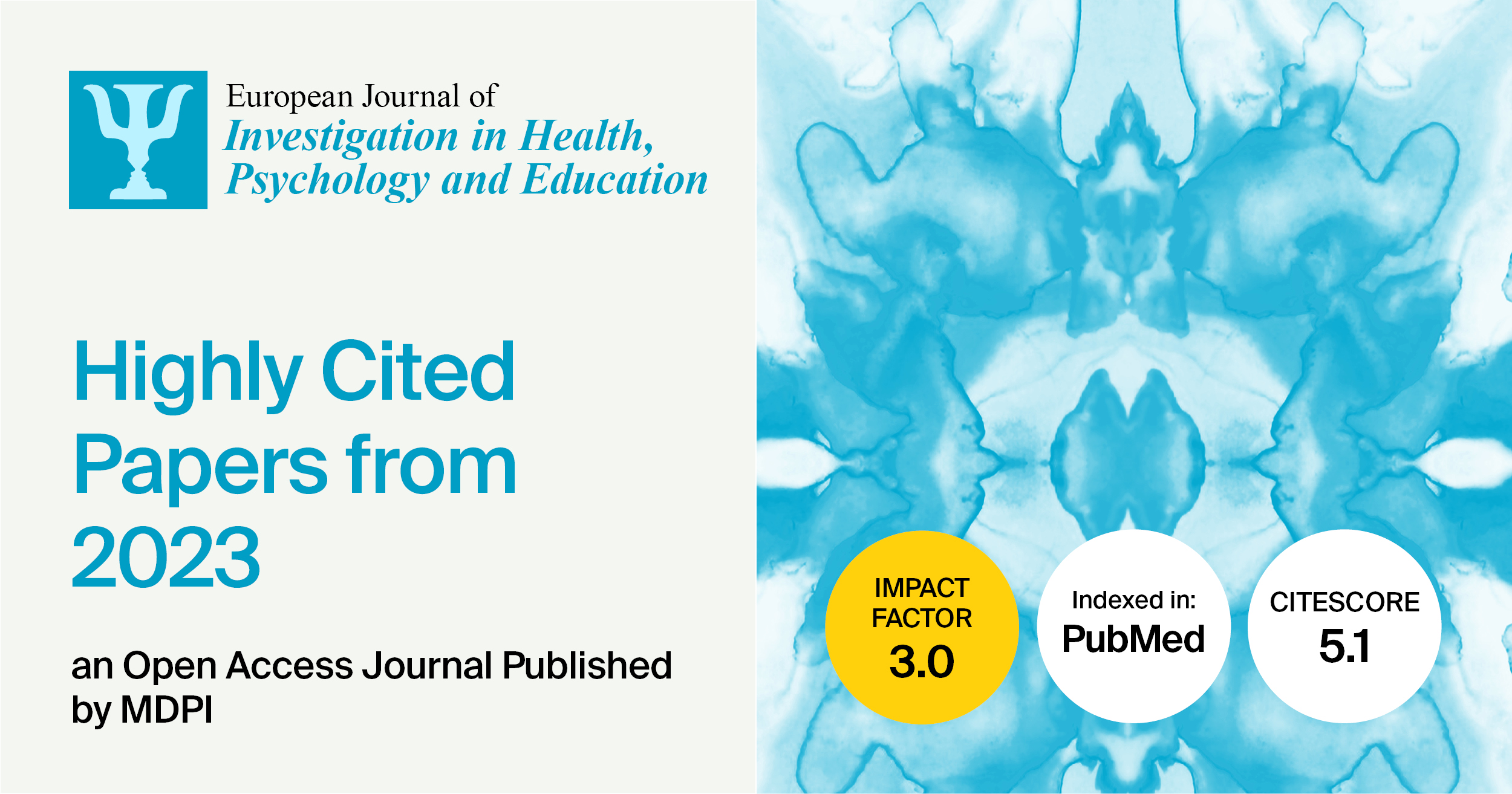 <strong><em>European Journal of Investigation in Health, Psychology and Education</em></strong><strong> | Highly Cited Papers from 2023</strong>
