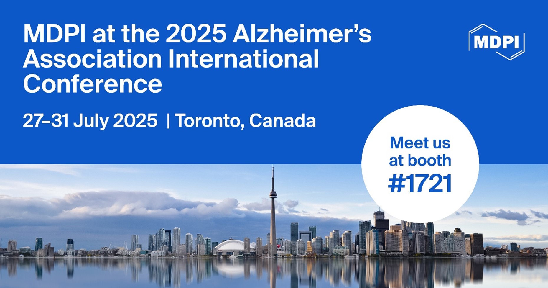 Meet Us at the 2025 Alzheimer’s Association International Conference (AAIC), 27–31 July 2025, Toronto, Canada