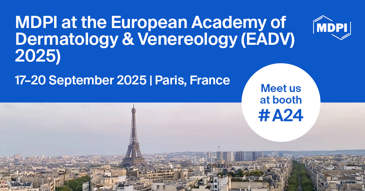 Meet Us at the European Academy of Dermatology & Venereology (EADV) 2025, 17–20 September 2025, Paris, France