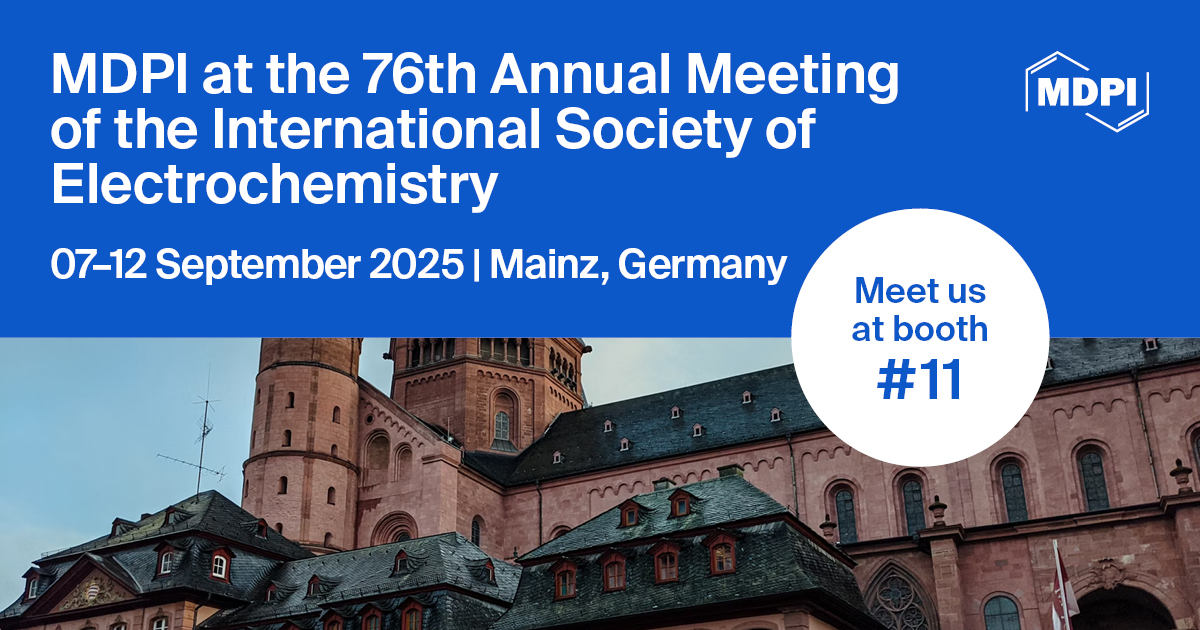<strong>Meet Us at the 76<sup>th</sup> Annual Meeting of the International Society of Electrochemistry, 7–12 September 2025, Mainz, Germany</strong>
