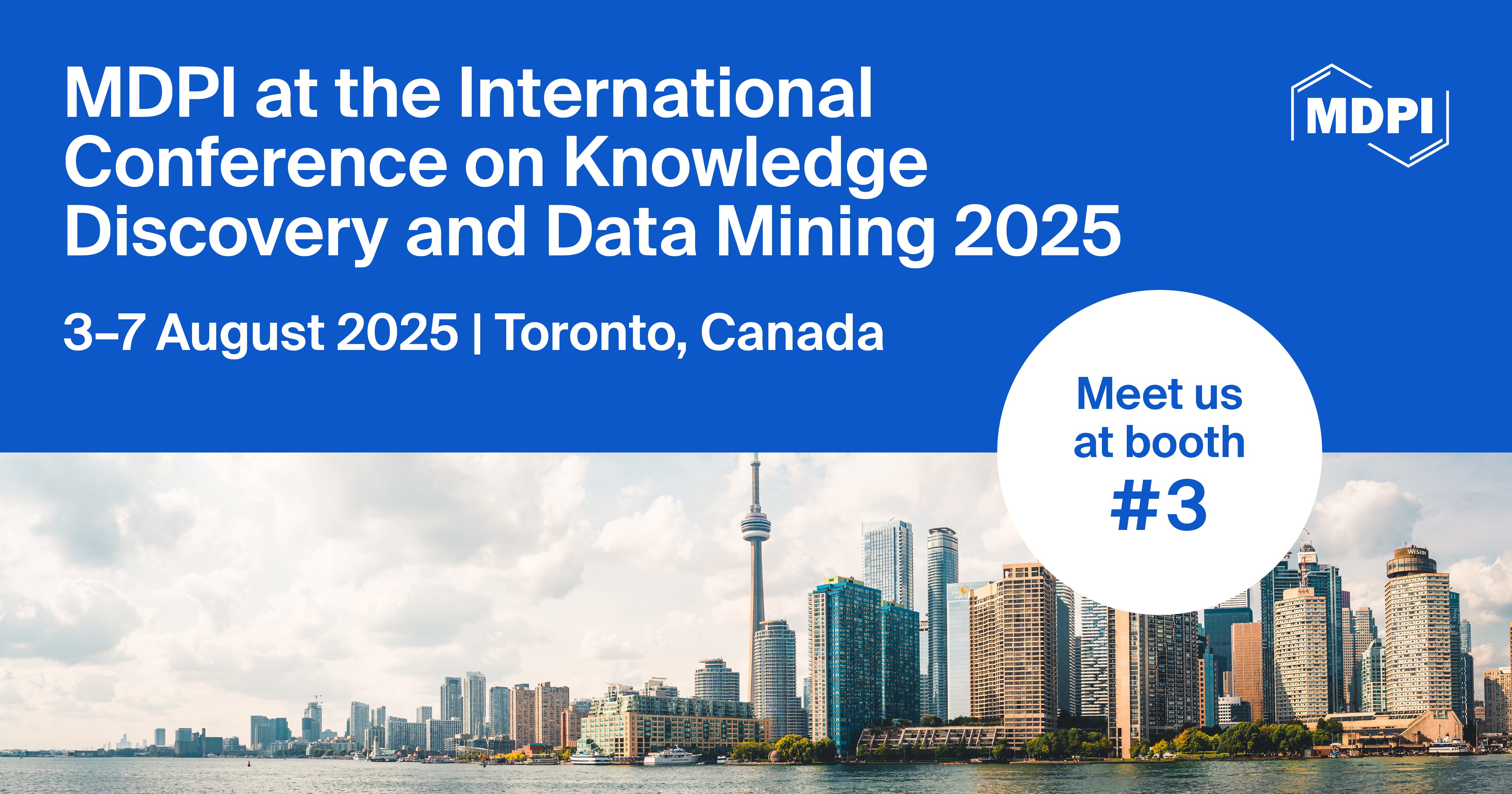 Meet Us at the International Conference on Knowledge Discovery and Data Mining 2025, 3–7 August 2025, Toronto, Canada