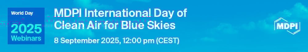 MDPI Webinar | International Day of Clean Air for Blue Skies, 8 September 2025