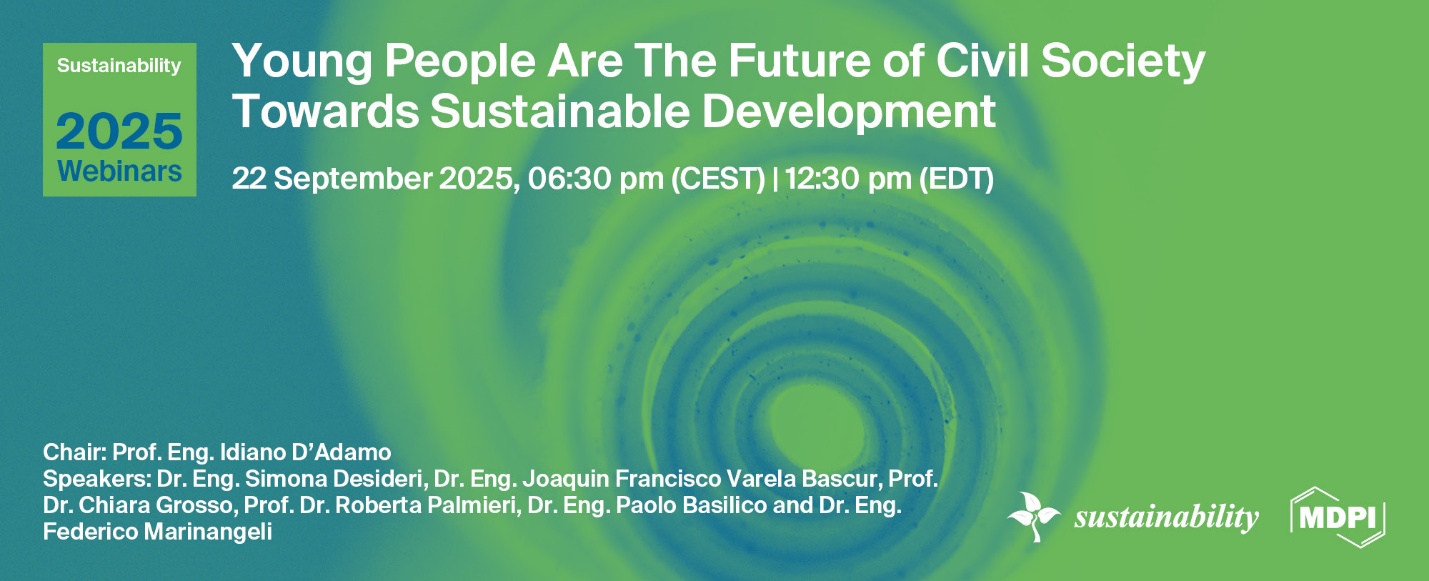 <em>Sustainability </em>Webinar<em> | </em>Young People Are The Future of Civil Society Towards Sustainable Development, 22 September 2025
