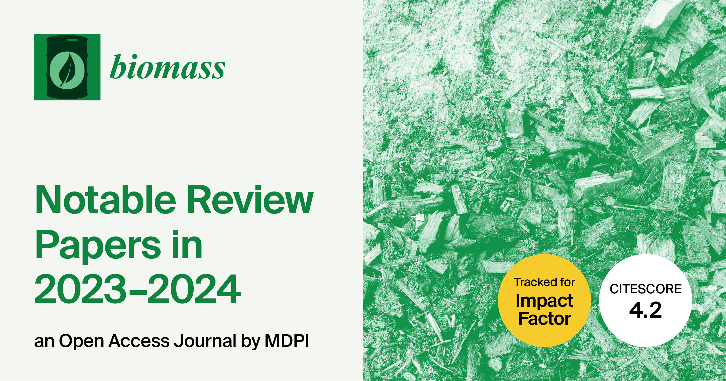 <em>Biomass</em> | Notable Review Papers Published in 2023–2024