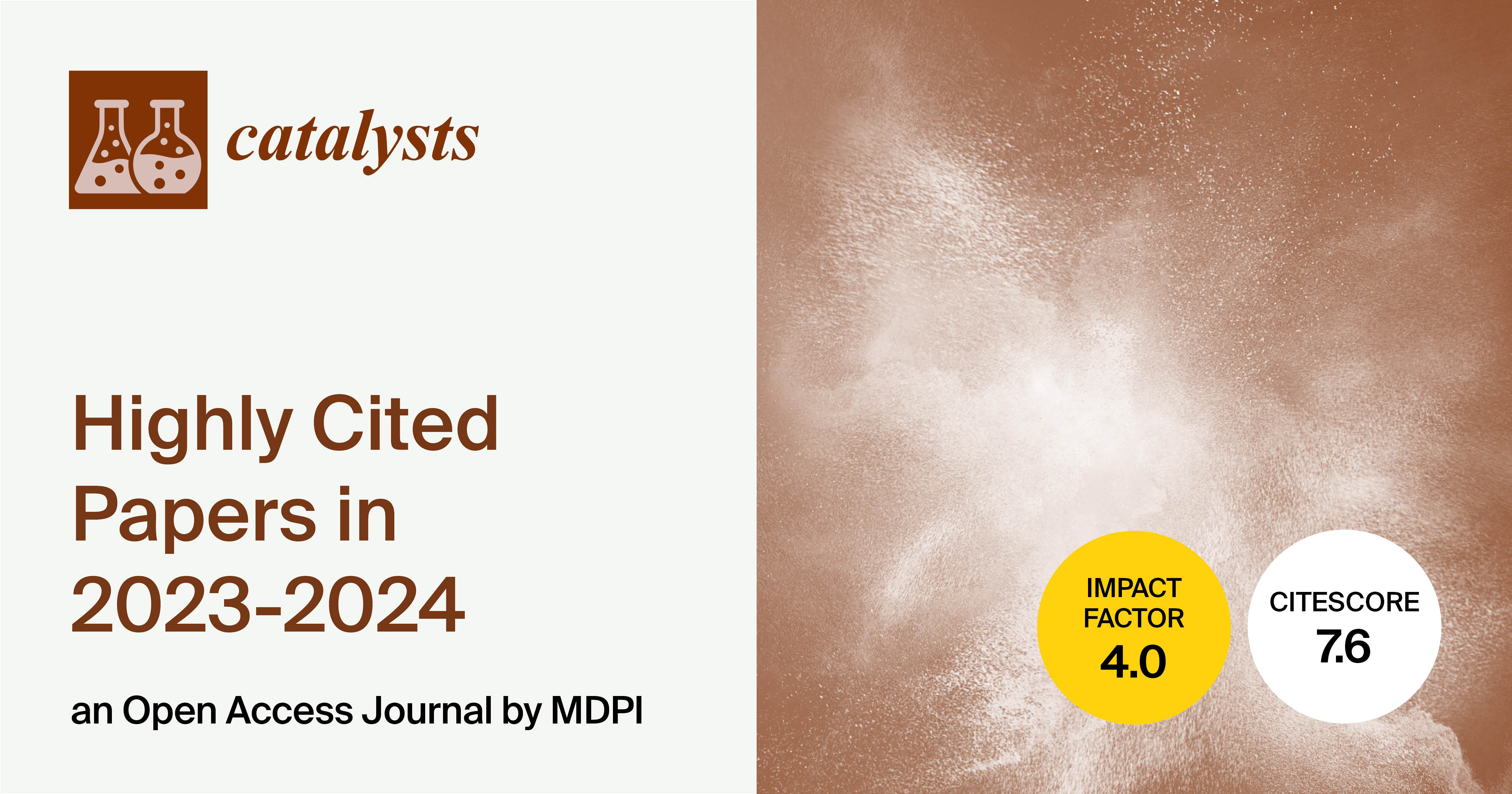 <strong><em>Catalysts</em></strong><strong> | Highly Cited Papers Published in 2023–2024</strong>