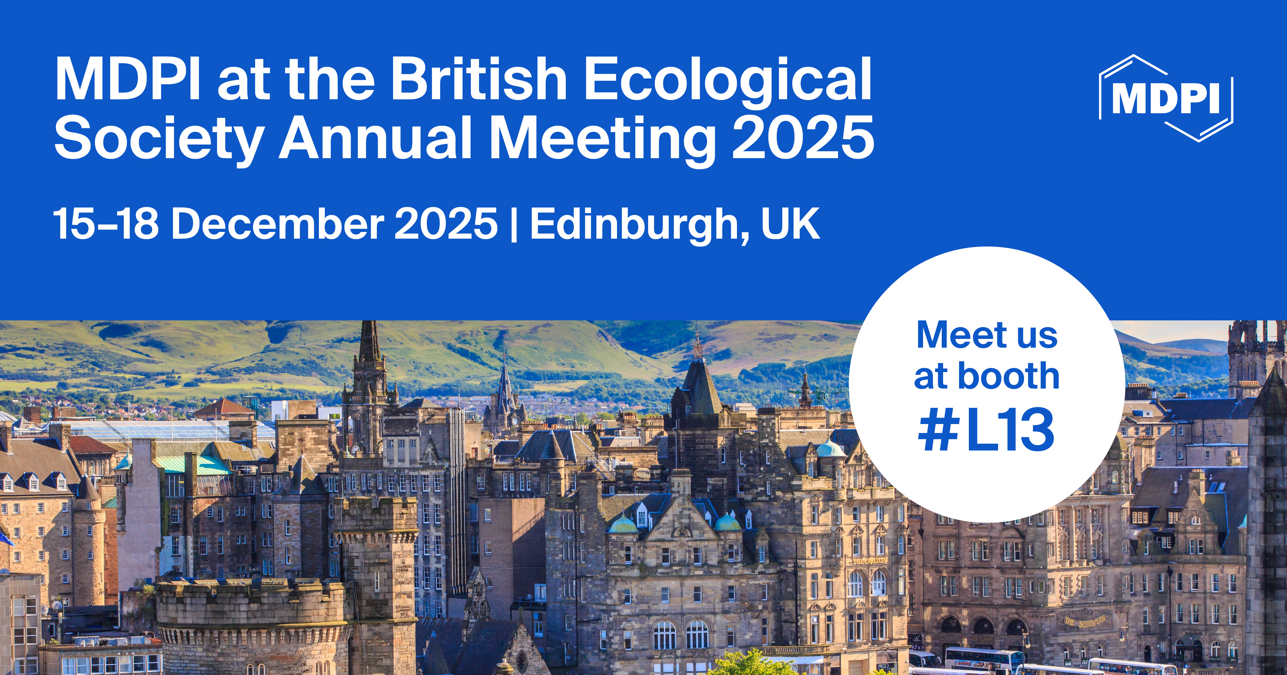<strong>Meet Us at the British Ecological Society Annual Meeting 2025, 15–18 December 2025, Edinburgh, UK</strong>