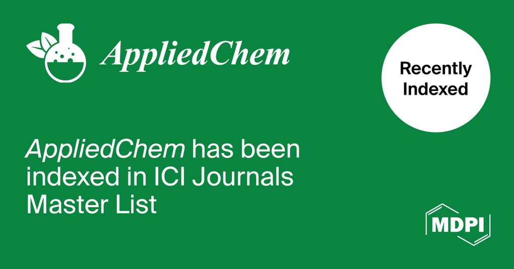 <em>AppliedChem</em> Accepted into ICI Journals Master List 2024