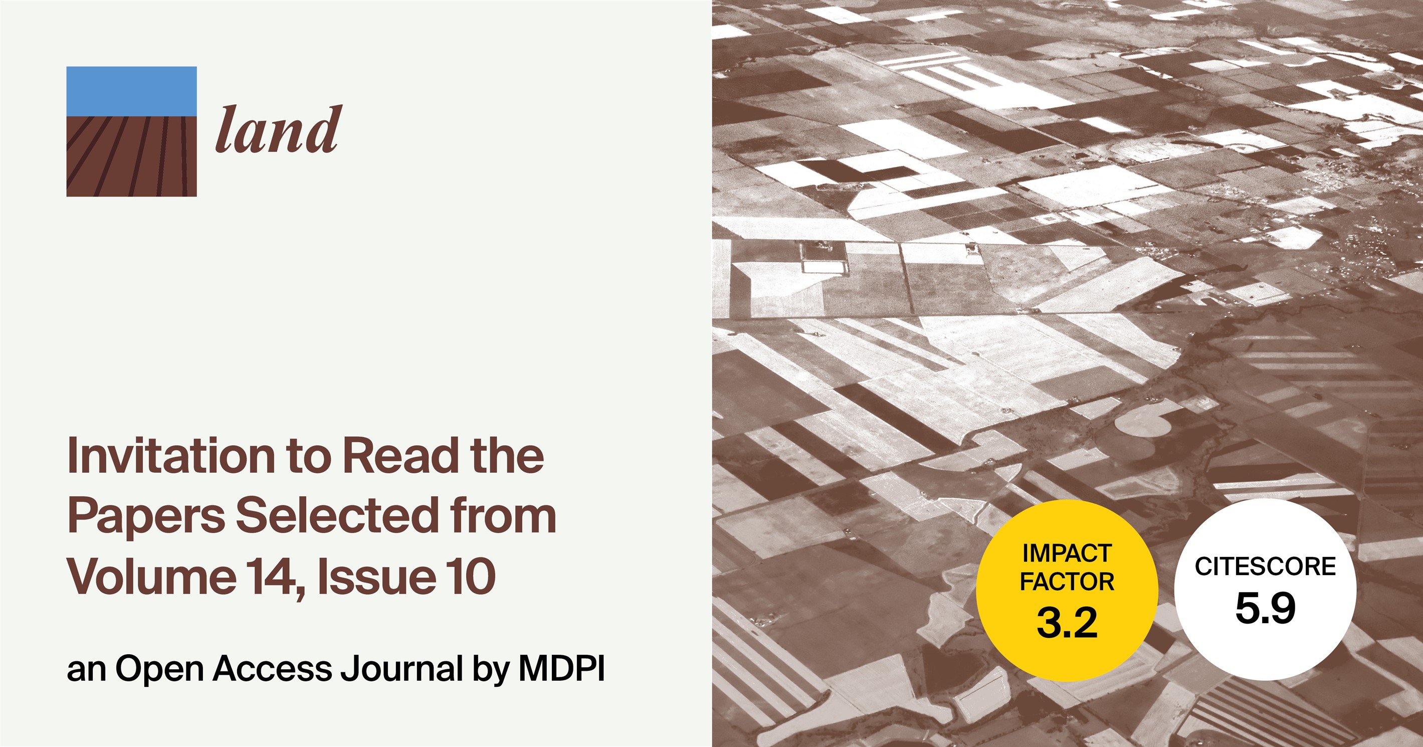 <strong><em>Land</em></strong><strong> | Invitation to Read the Papers Selected from Volume 14, Issue 10, October 2025</strong>