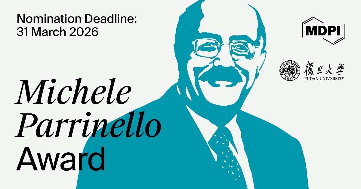 <strong>MDPI Launches the Michele Parrinello Award for Pioneering Contributions in Computational Physical Science</strong>