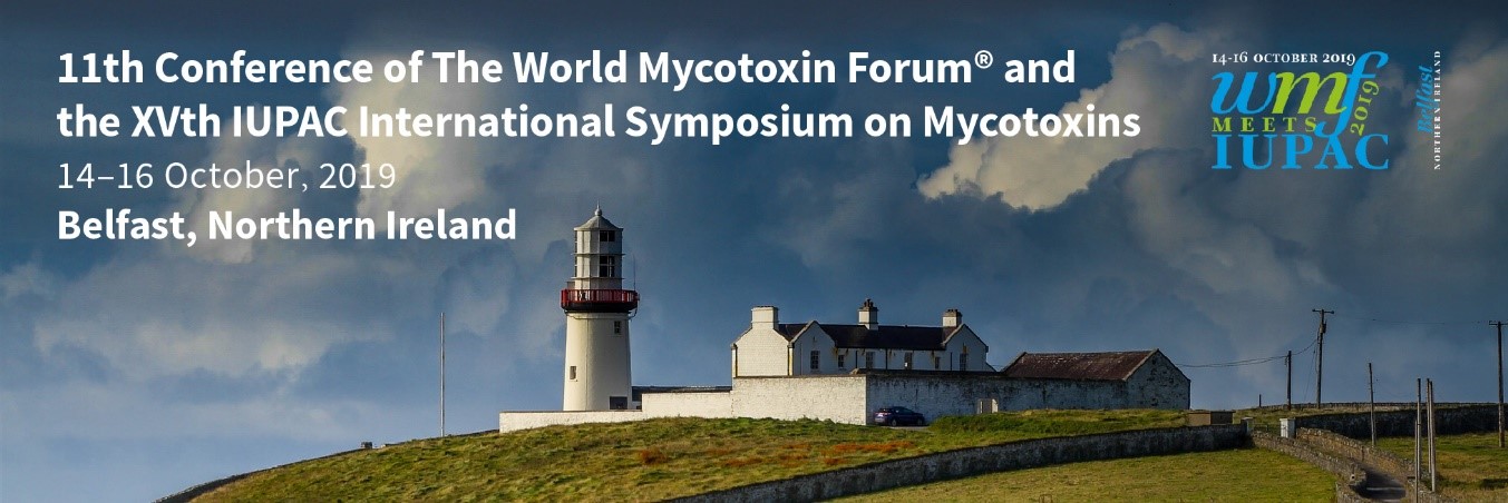 <strong>Meet us at the 11th Conference of The World Mycotoxin Forum<sup>®</sup> and the XVth IUPAC International Symposium on Mycotoxins in Belfast, Northern Ireland, 14-16 October 2019</strong>