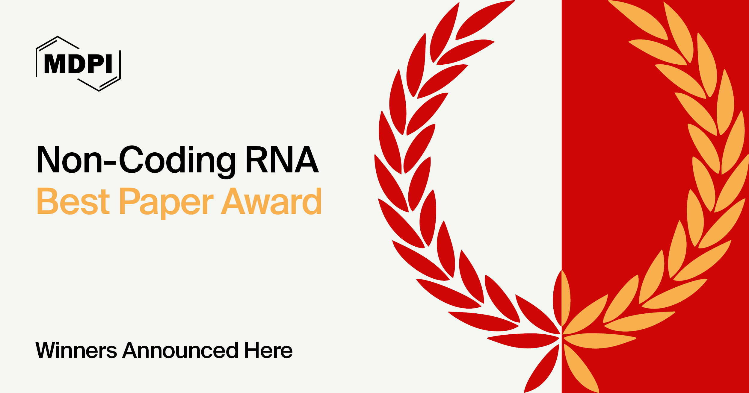 Non-Coding RNA Best Paper Award—Winners Announced