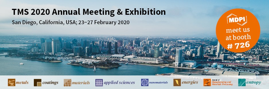 <strong>Meet Us at TMS 2020 in San Diego, CA, USA, 23–27 February 2020</strong>