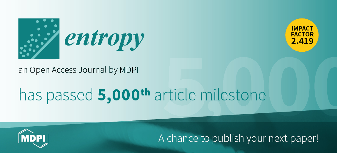 <strong><em>Entropy</em> Reaches 5000 Articles Milestone</strong>