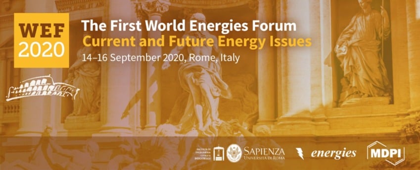 <strong>The 1st World Energies Forum (Rome, September 2020)— Submission Deadline 28 February</strong>