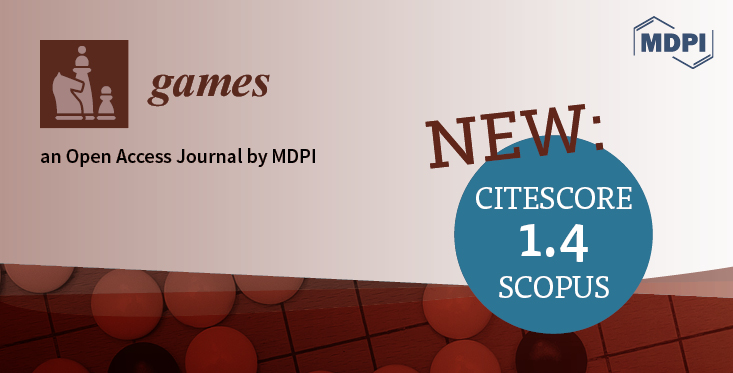 <strong><em>Games</em> Receives Updated CiteScore of 1.4</strong>