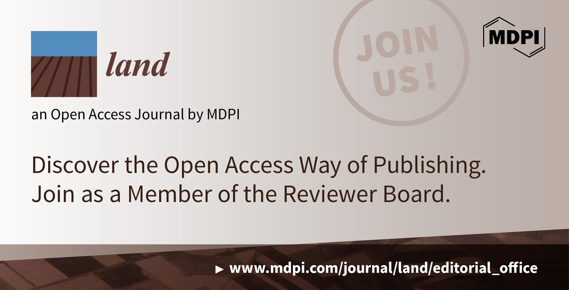 <strong>Recruiting Reviewer Board Members for <em>Land</em></strong>