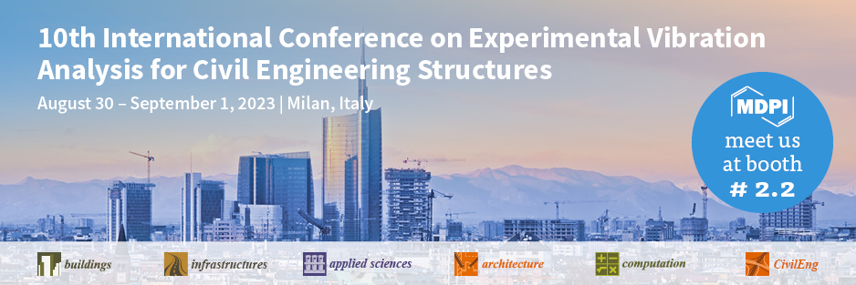 <strong>Meet Us at the 10th International Conference on Experimental Vibration Analysis for Civil Engineering Structures (EVACES 2023), 30 August–1 September 2023, Milan, Italy</strong>