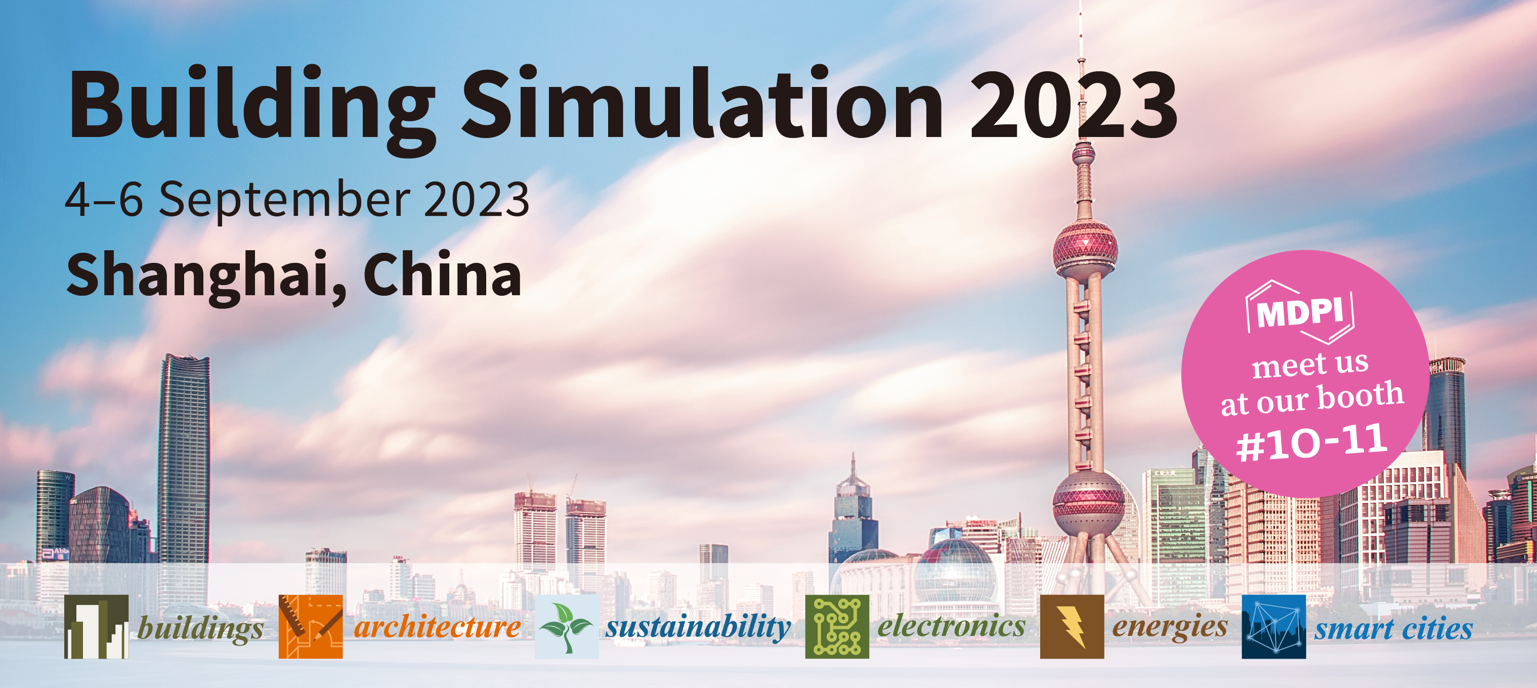 <strong>Meet Us at the Building Simulation 2023 (BS2023), 4–6 September 2023, Shanghai, China</strong>