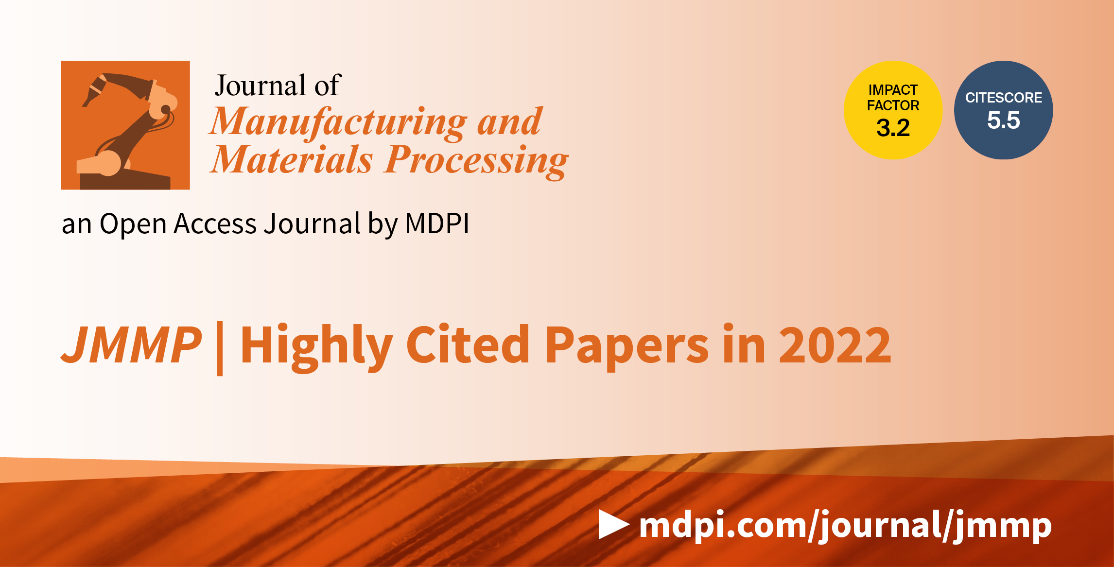 <strong><em>Journal of Manufacturing and Materials Processing </em>| Highly Cited Papers in 2022</strong>