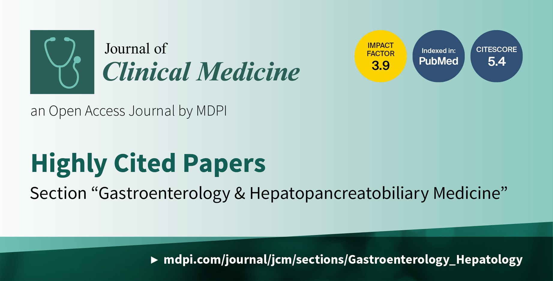 <strong><em>Journal of Clinical Medicine</em></strong><strong> | Highly Cited Papers in the Section “Gastroenterology & Hepatopancreatobiliary Medicine”</strong>