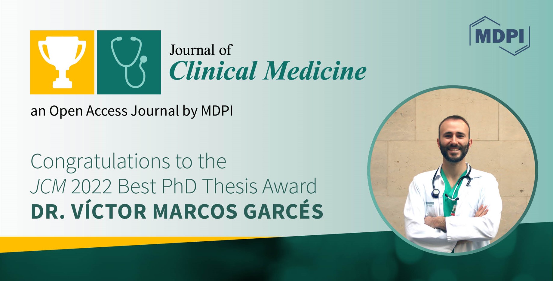 <strong>Interview with Dr. Víctor Marcos Garcés—Winner of the <em>JCM</em> 2022 Ph.D. Thesis Award</strong>