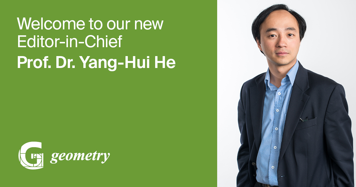 <strong>Prof. Dr. Yang-Hui He Appointed Editor-in-Chief of <em>Geometry</em></strong>