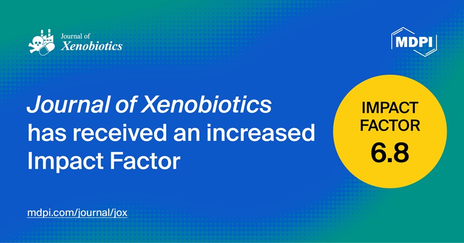 <strong><em>Journal of Xenobiotics</em> Receives an Updated Impact Factor of 6.8</strong>