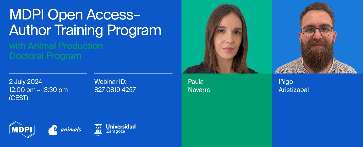 <strong>Join Us at “MDPI Open Access—An Author Training Program”, 2 July 2024, Universidad Zaragoza, Spain</strong>