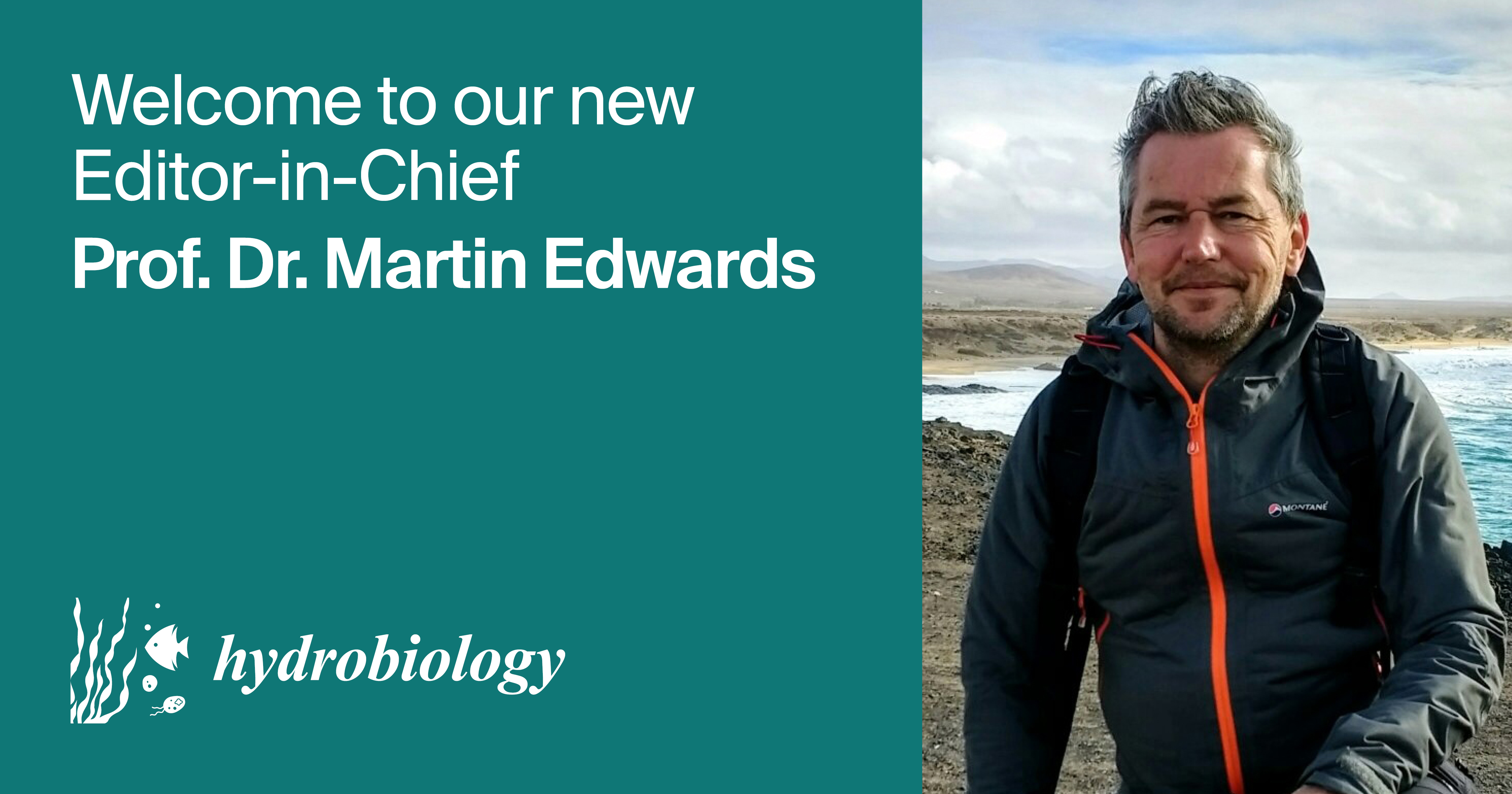 Prof. Dr. Martin Edwards Appointed Editor-in-Chief of <em>Hydrobiology</em>
