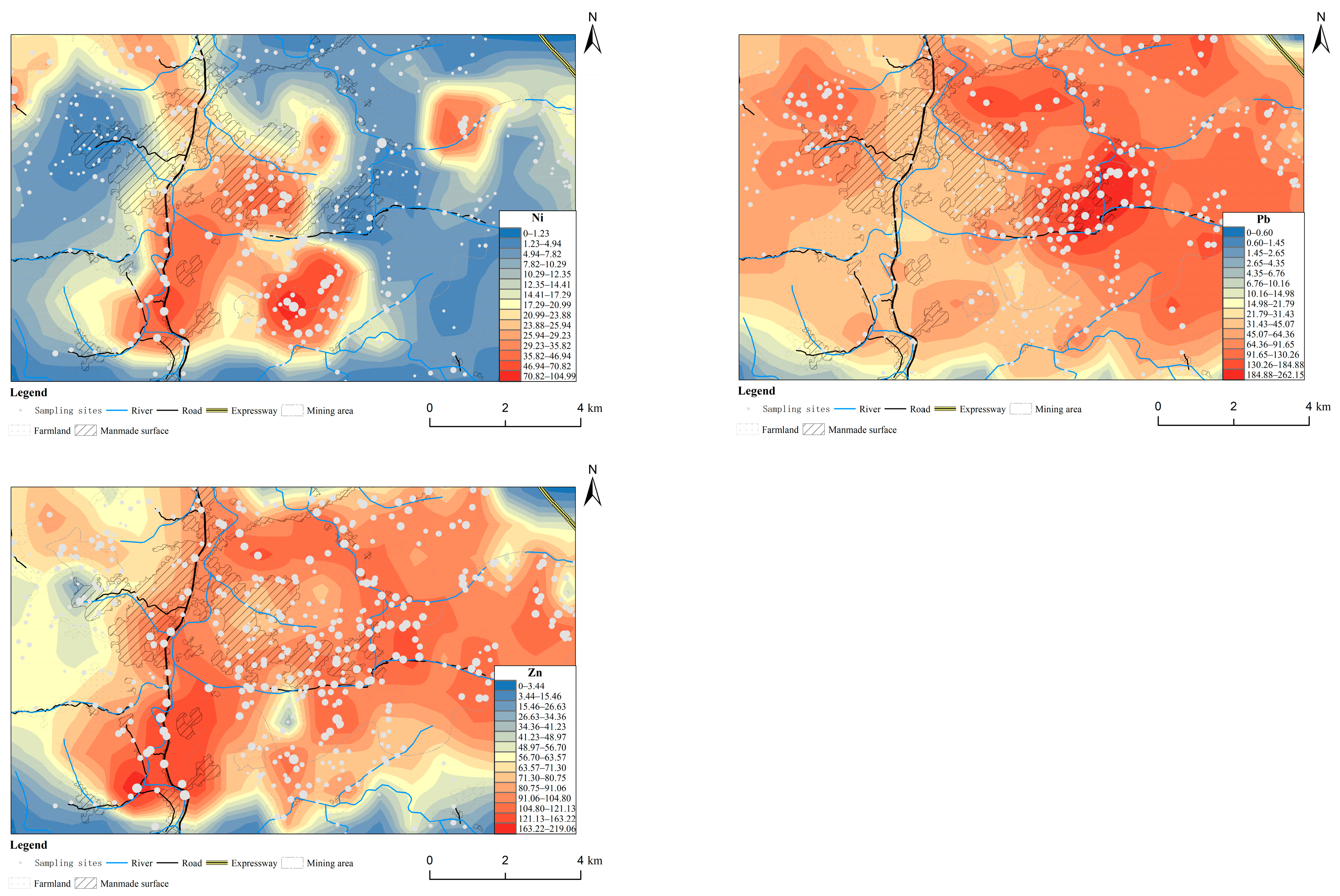 Geologic Risk Matrix Geochemical Distribution Characteristics, Traceability, and Health Risk ...