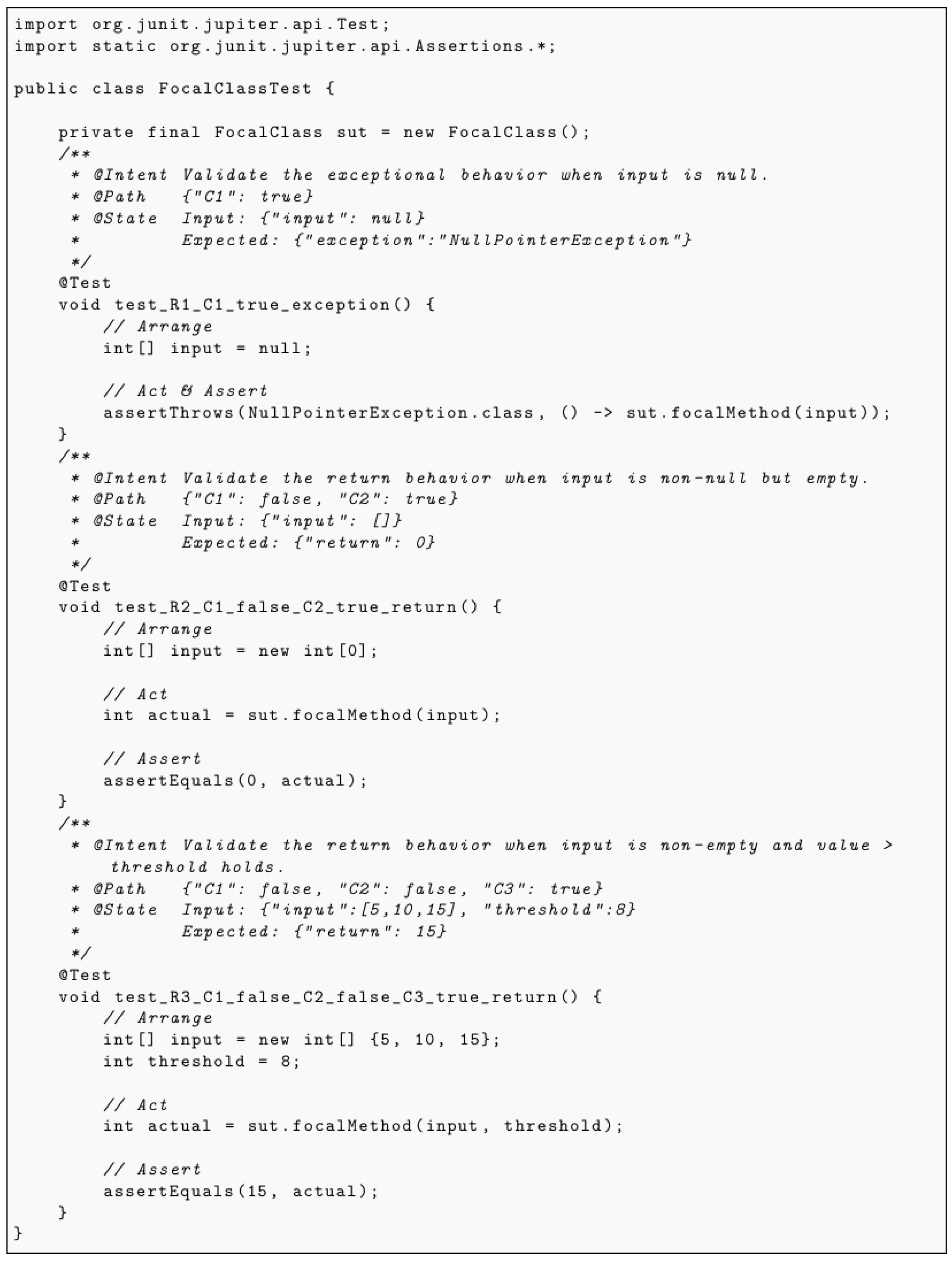A Logic-Guided and Explainable Approach to LLM-Based Unit Test Generation