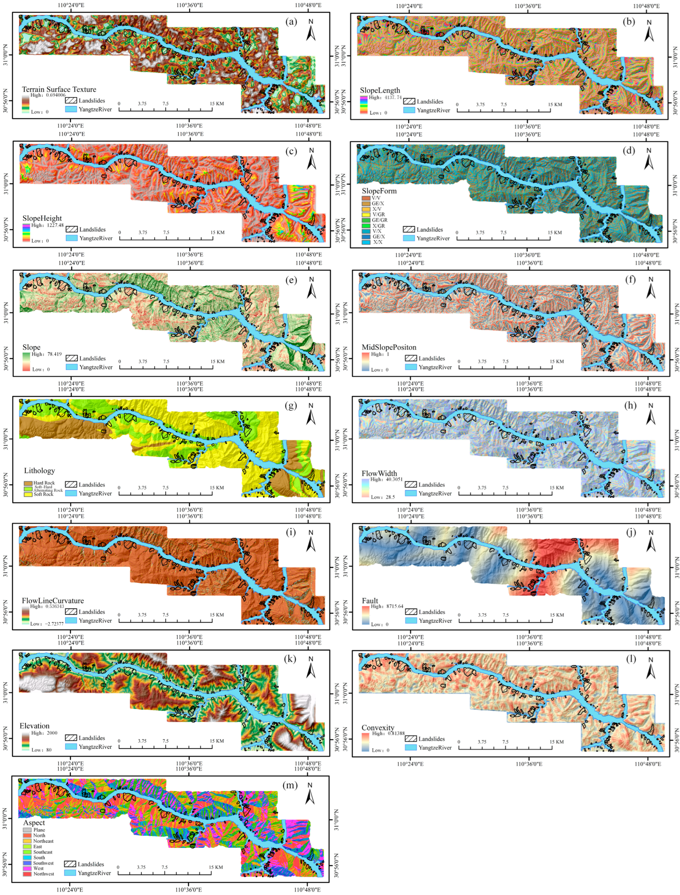 Research on Core Factor Sets for Landslide Susceptibility Mapping Based ...