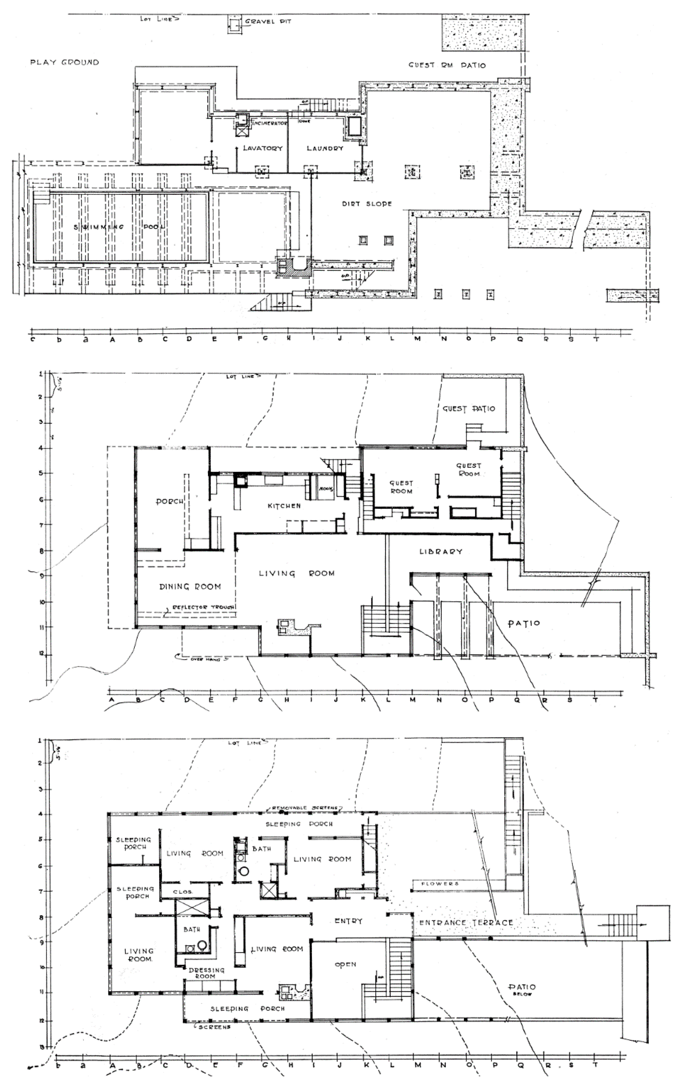 Lovell Health house dwg  Progetto di R Neutra  Richard neutra  Architetti Architettura moderna