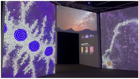 Connection: Digitally Representing Australian Aboriginal Art through the Immersive Virtual Museum Exhibition