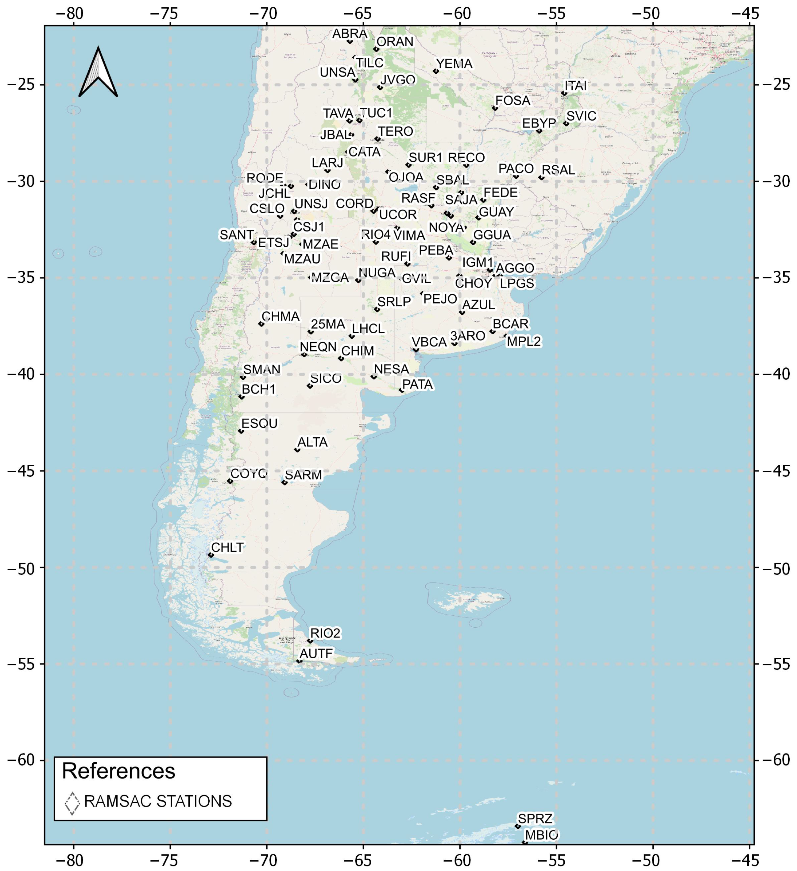 Argentina Map Southern Cone Patagonia -  Hong Kong