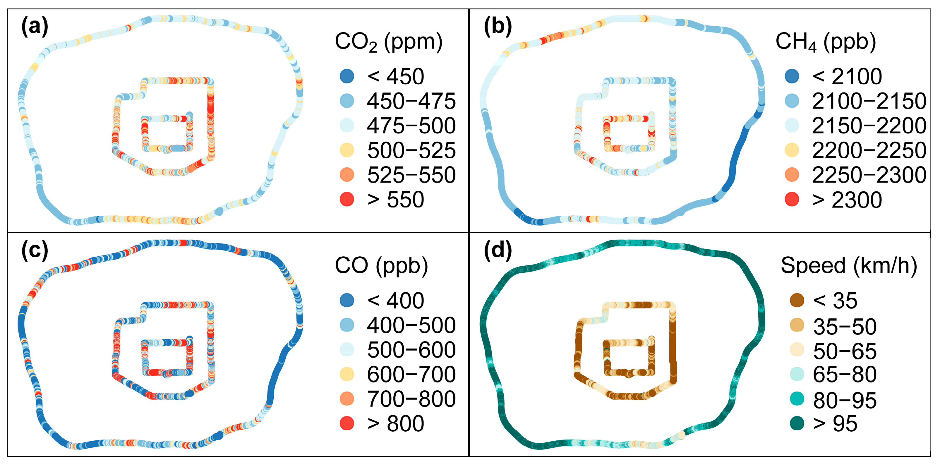 Mobile Measurement of CO2 and CH4 on Ring Roads and Expressways in Xi ...