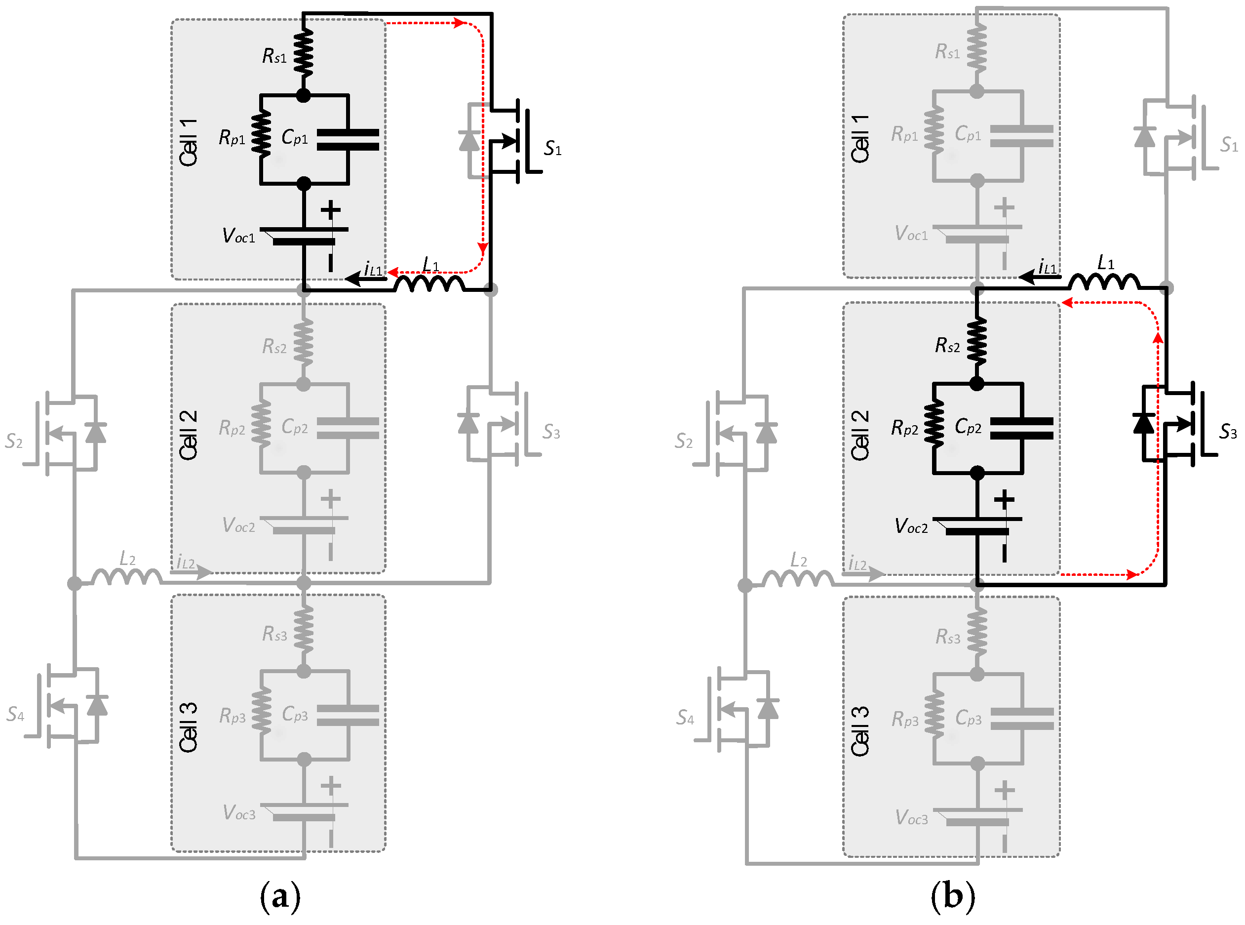 Development of Modular BMS Topology with Active Cell Balancing