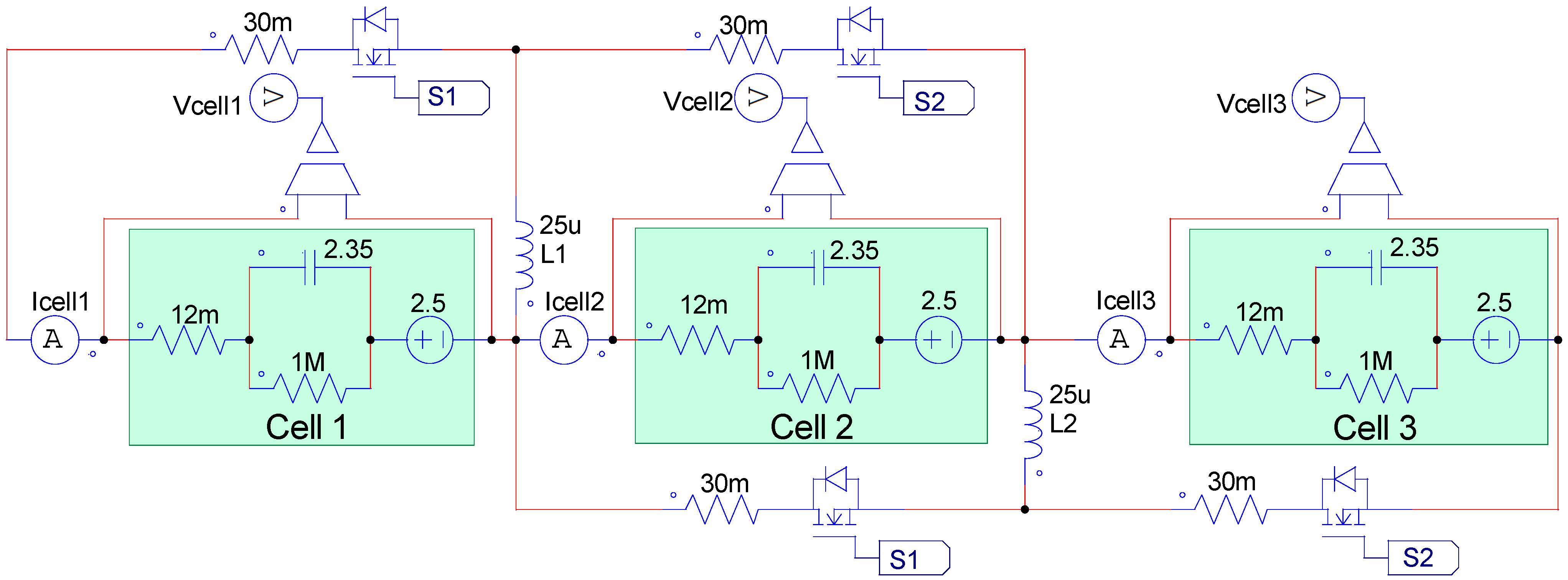 Development of Modular BMS Topology with Active Cell Balancing