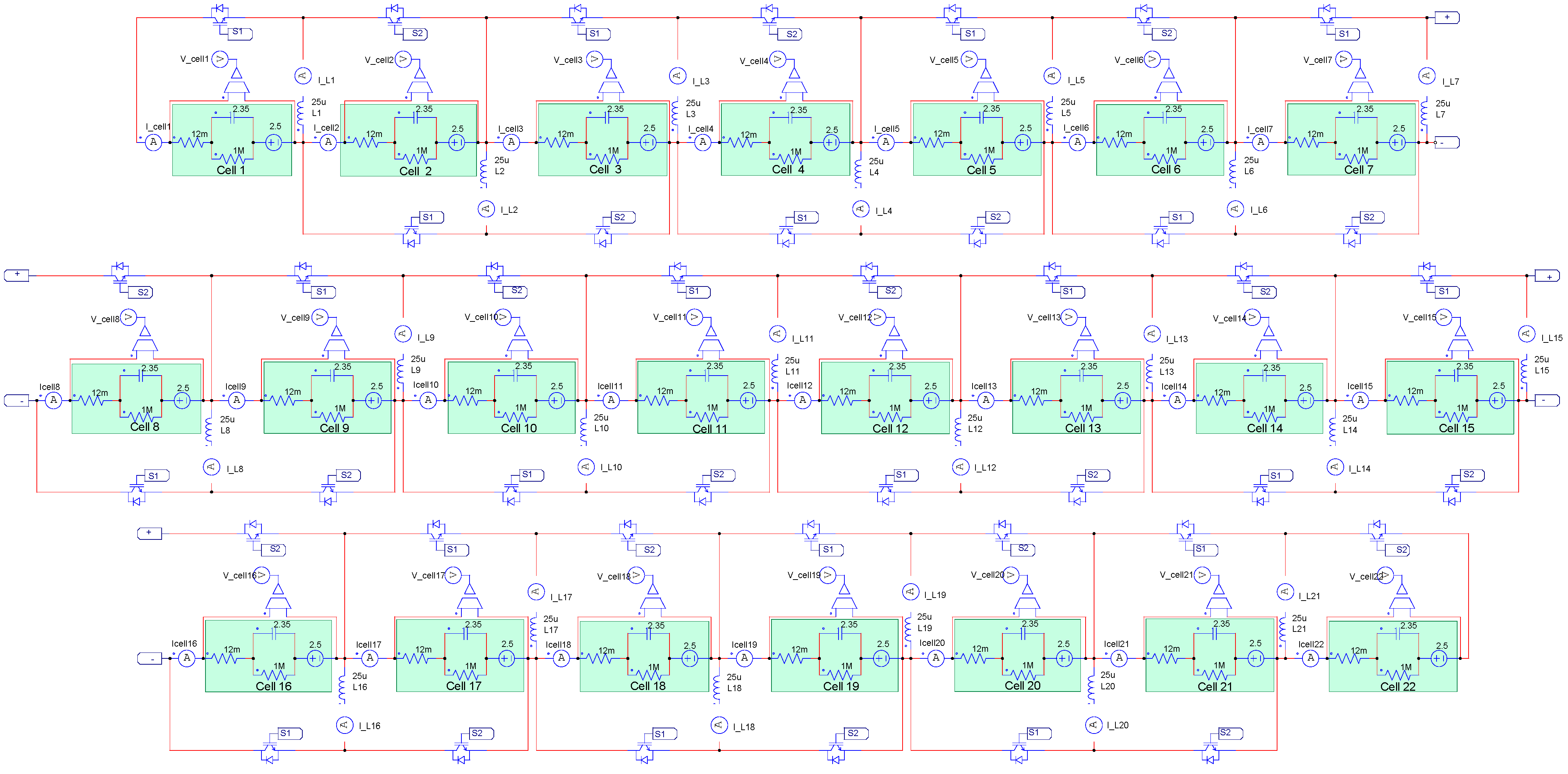 Development of Modular BMS Topology with Active Cell Balancing