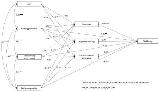 Body Image Pathways Positive Body Image and Psychological Wellbeing among Women and Men ...