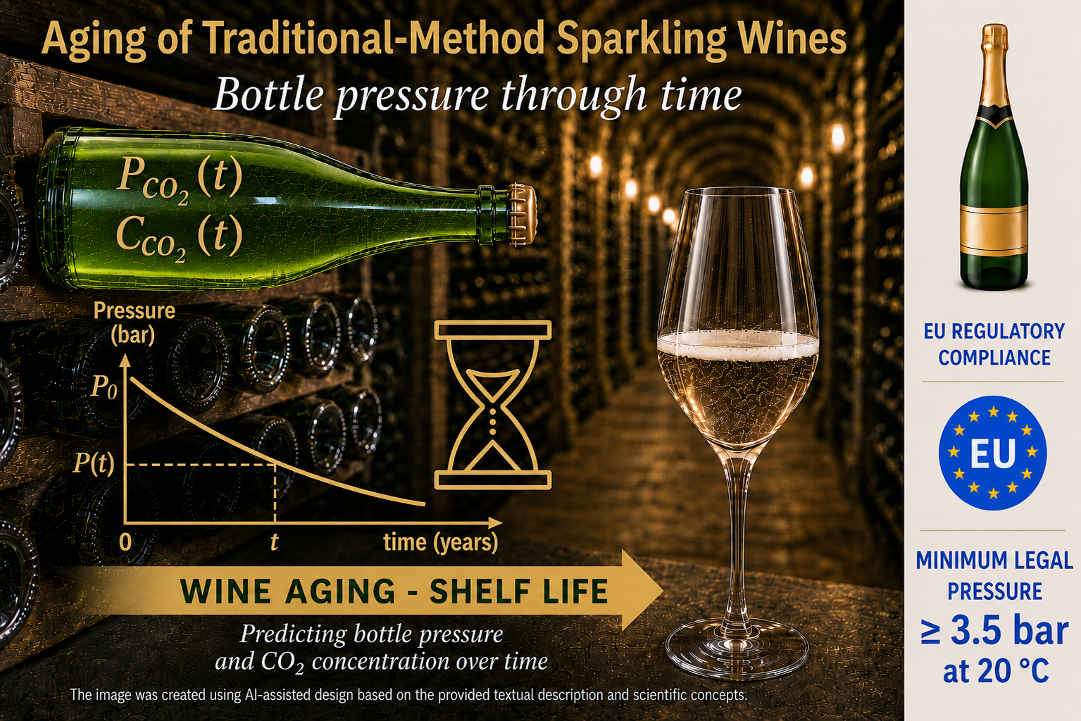 Beverages, Vol. 12, Pages 70: Predicting CO2 Pressure Loss in Aged Traditional-Method Sparkling Wine Bottles for Compliance with European Regulations